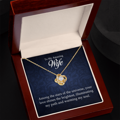 To My Amazing Wife - Love Knot Necklace